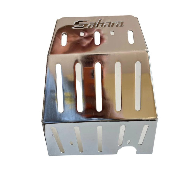 Protetor Carter Aço Carbono Honda Sahara 300 2024 Cromado