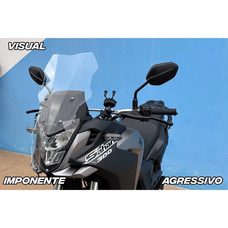 Bolha Média Cristal Sahara 300 2024 2025 Honda