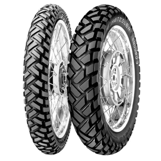 Par de Pneus enduro sahara 3 metzeler Traseiro 120/80-18 E Dianteiro 90/90-21 novo