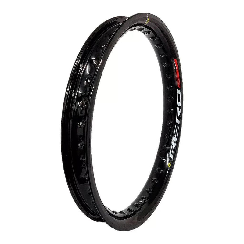 Par Aros em Alumínio Monaco Aero 21x185 e 18x215 Xre 300 Tornado Crf 230 Xtz Lander Dt Preto Brilho